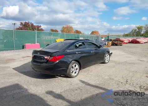 2012 Hyundai Sonata Limited из США, поврежденный, VIN 5NPEC4AC4CH357167